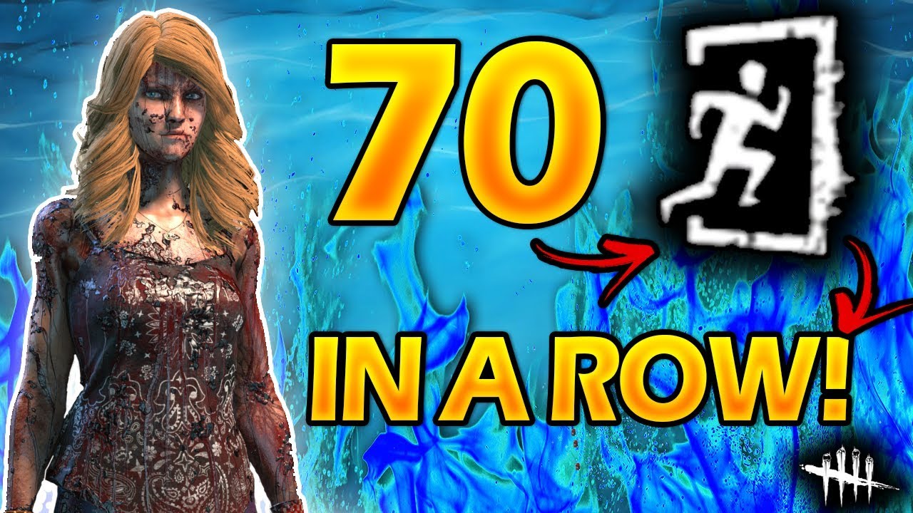 70+ ESCAPES IN A ROW! (WORLD RECORD) - DEAD BY DAYLIGHT MOBILE