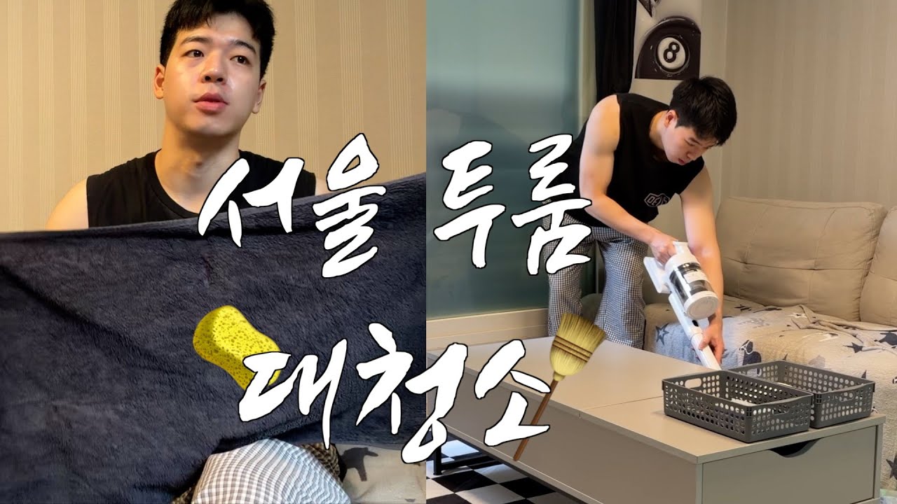 [청소 VLOG] 서울 투룸 대청소의 날 (ft. 청소 꿀템 소개)