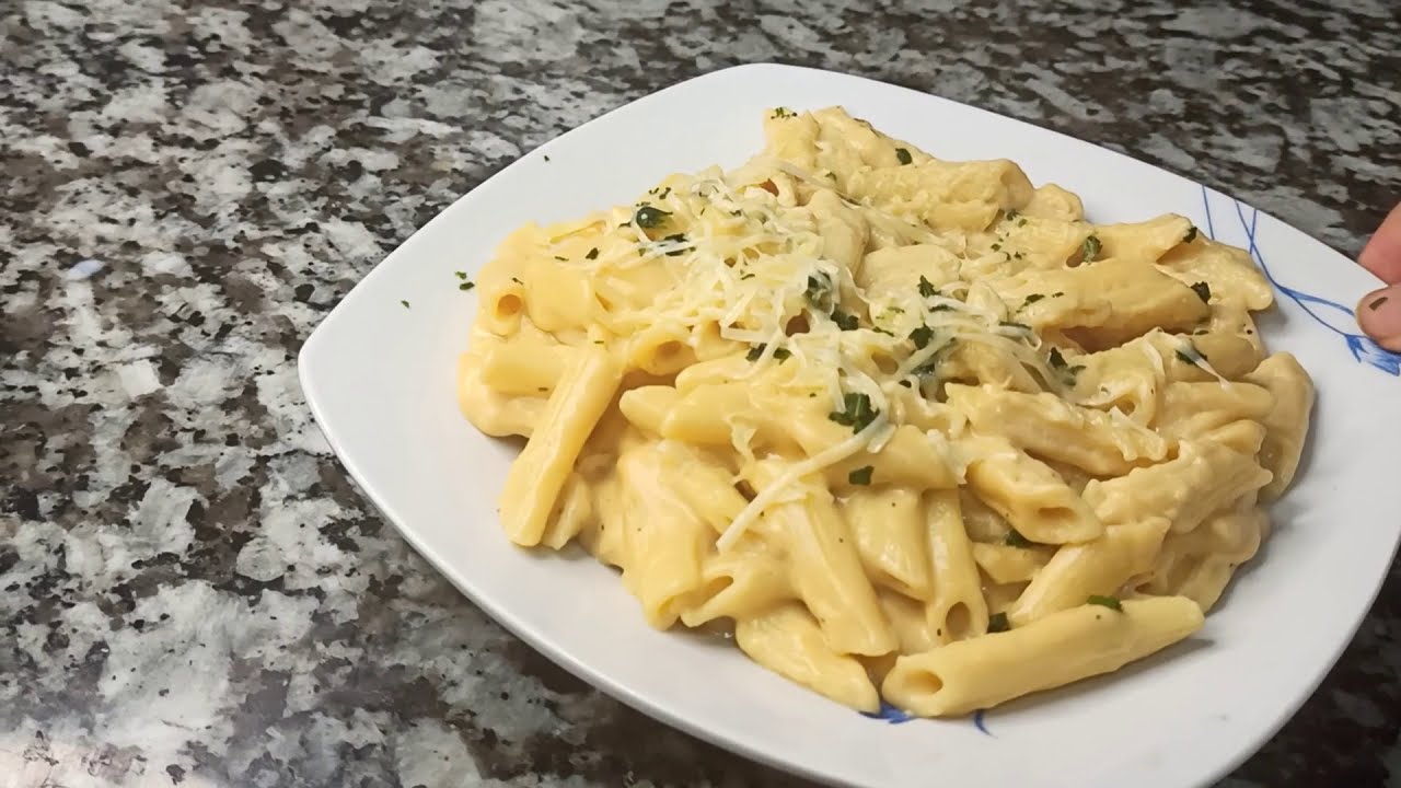 وجبة المعكرونة خفيفة للعشاء بصلصة خطيييرة😋😋