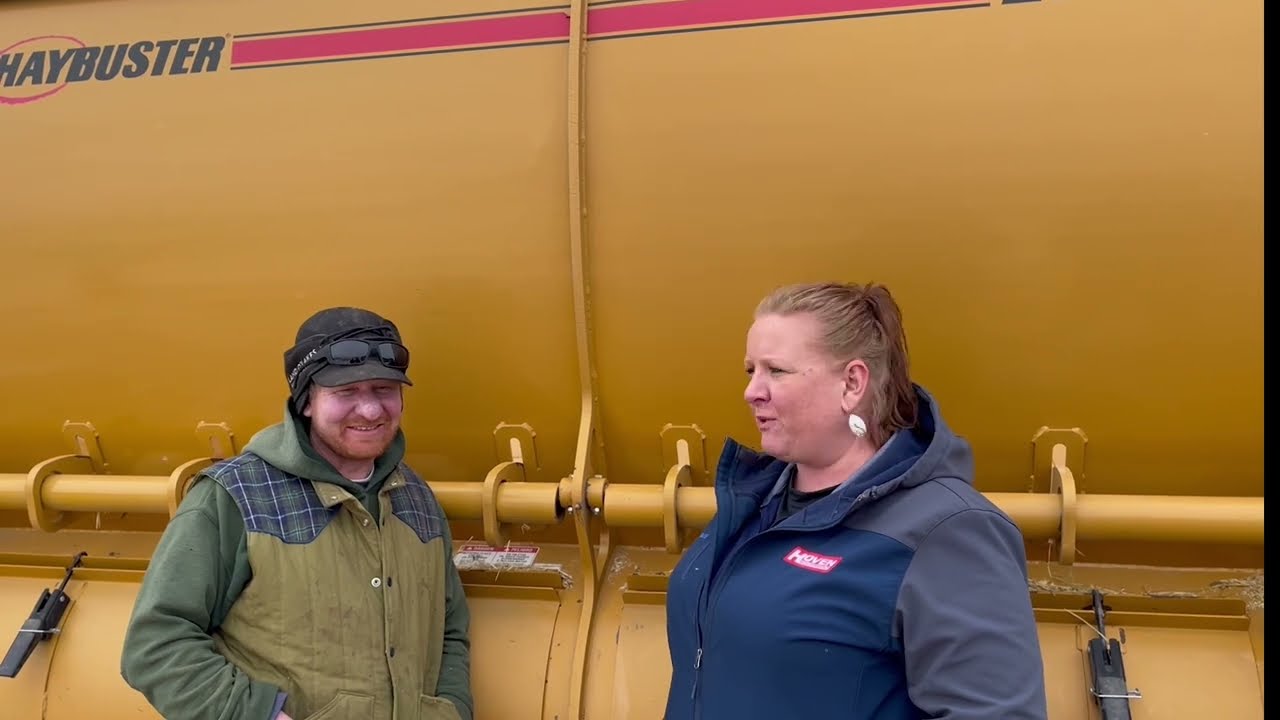 A Haybuster 2800 Demo at Gaugler Angus