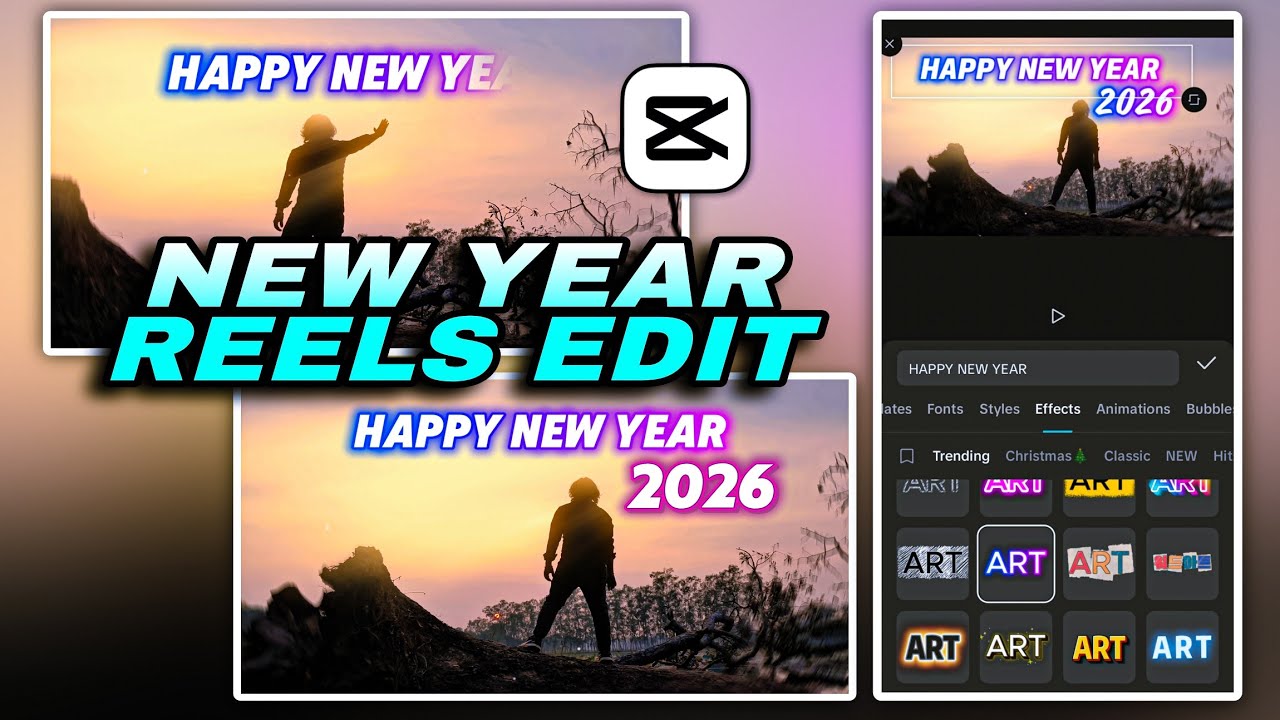 2026 New Year Reels Video Editing 