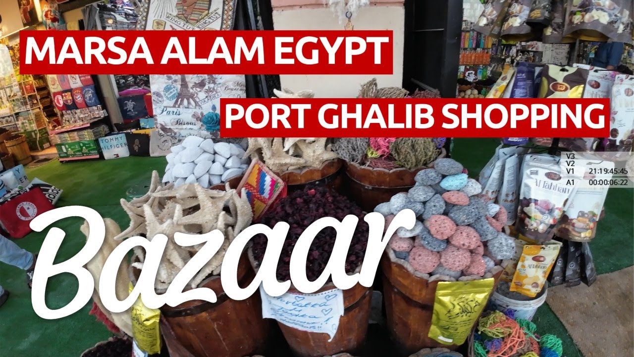 Bazar w Egipcie | Co można kupić | Marsa Alam | Port Ghalib