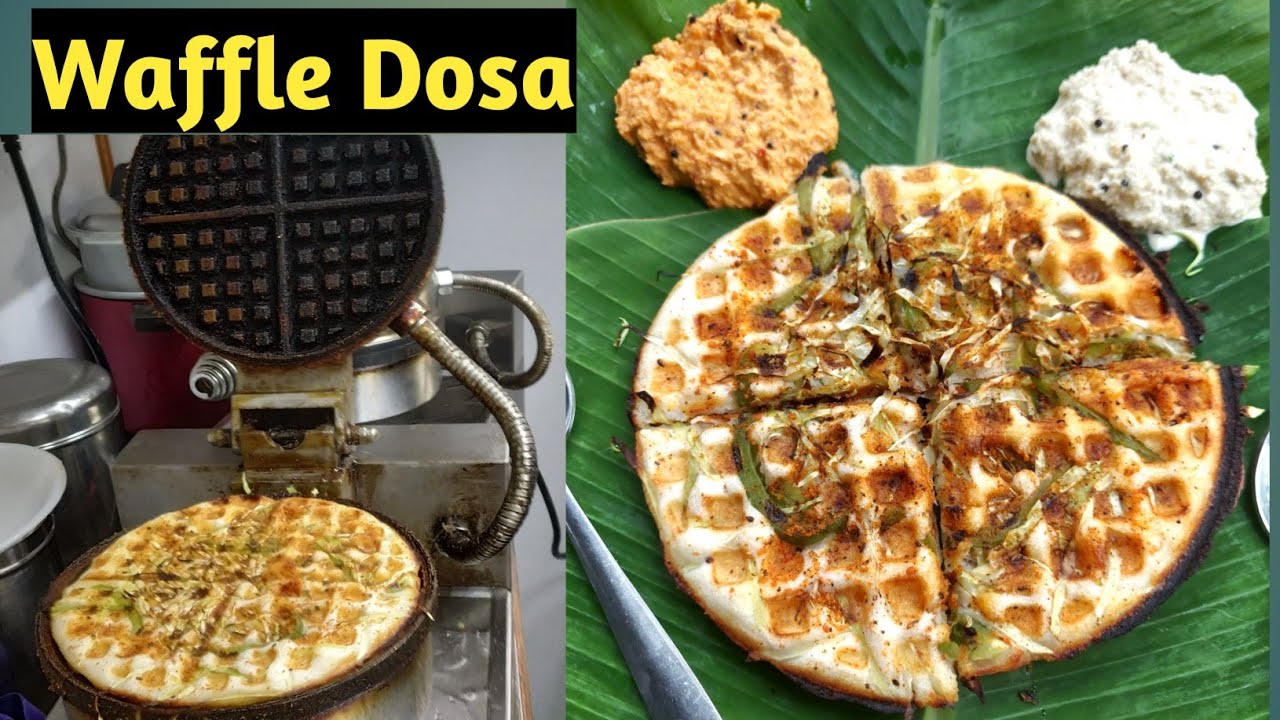 Waffle Dosa | Unique Dosa | Trending Dosa of Mumbai