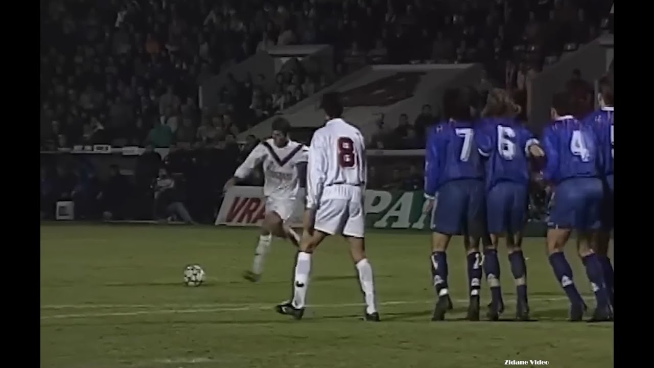 Zidane's 11 Free Kick Goals at Bordeaux