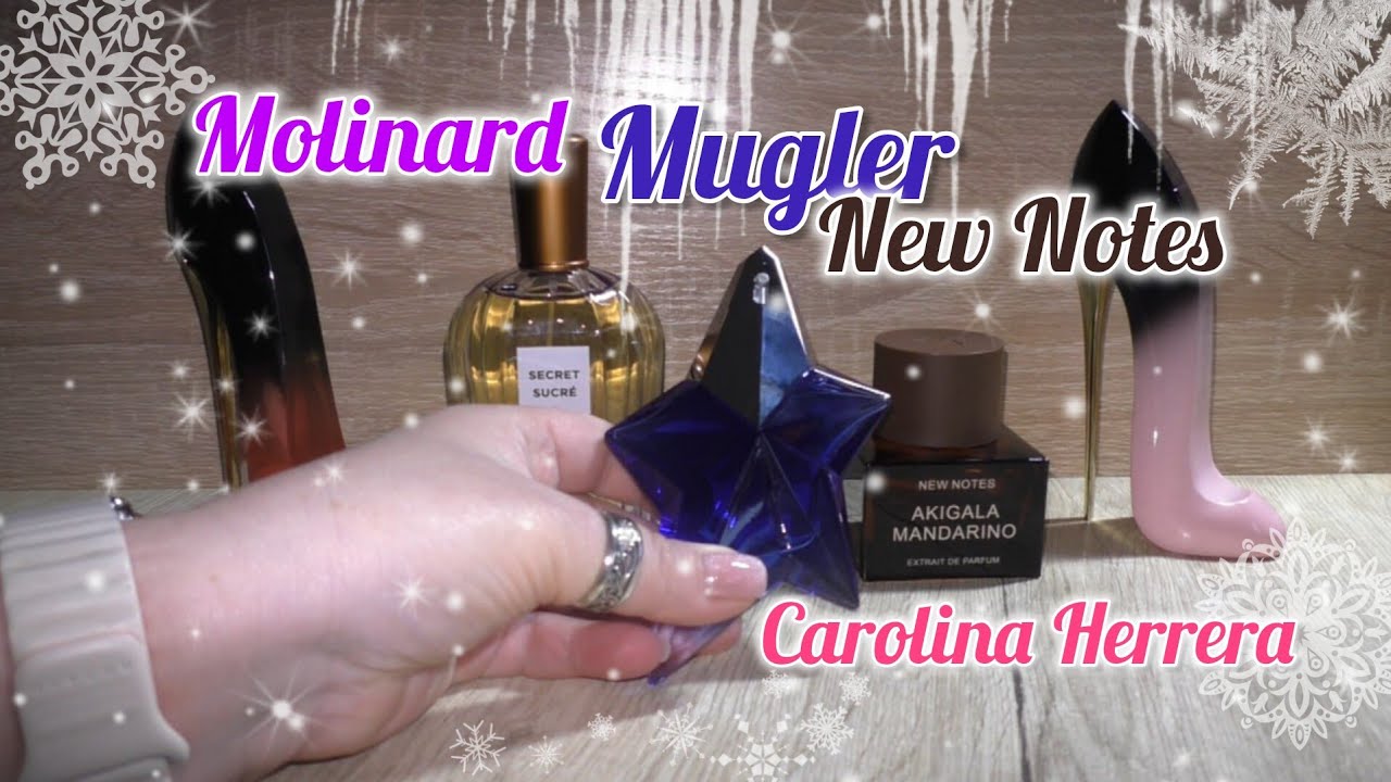 🔥ПАРФЮМы изысканные и с характером👸Carolina Herrera/New Notes/Thierry Mugler/Molinard✨