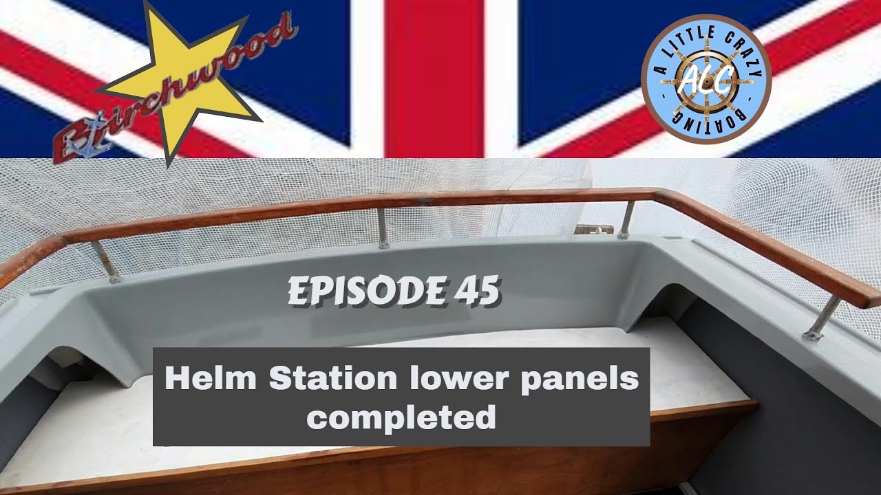 #45 #boatrestoration More vinyl work on our Birchwood interceptor