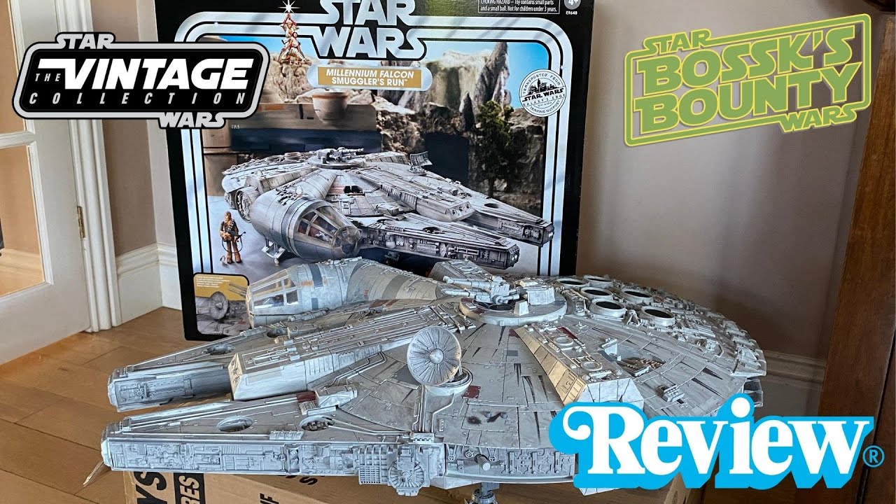 Hasbro Star Wars Vintage Collection Millennium Falcon (Smuggler's Run) REVIEW | Galaxy's Edge