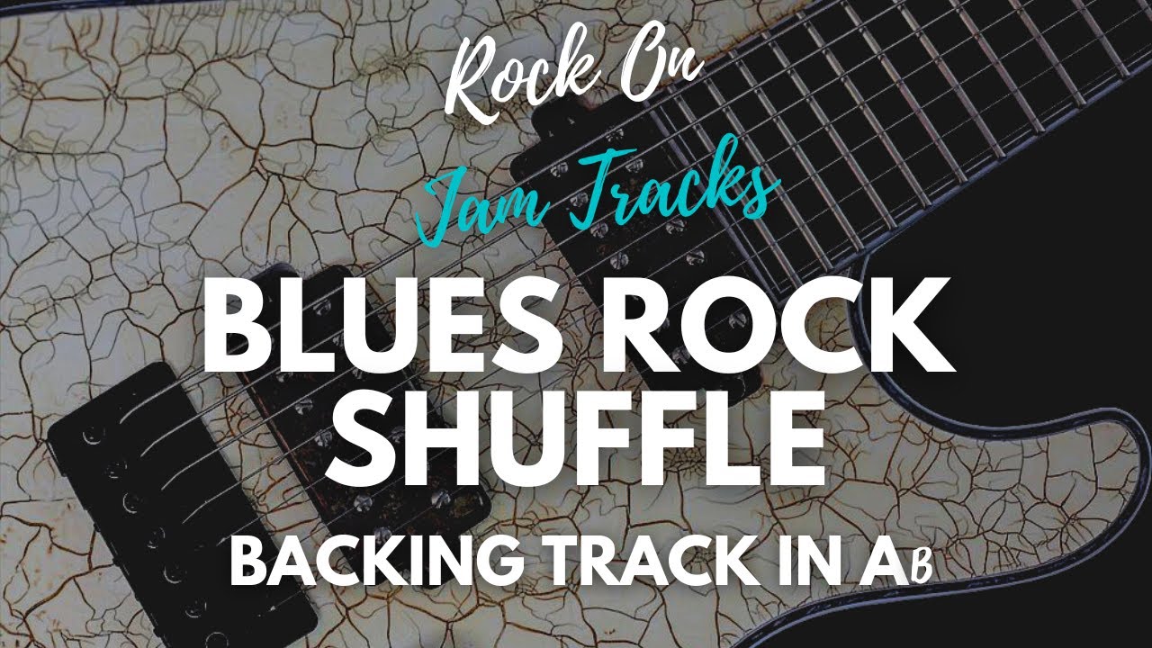 Ab Minor Shuffle Blues Rock Guitar Backing Track