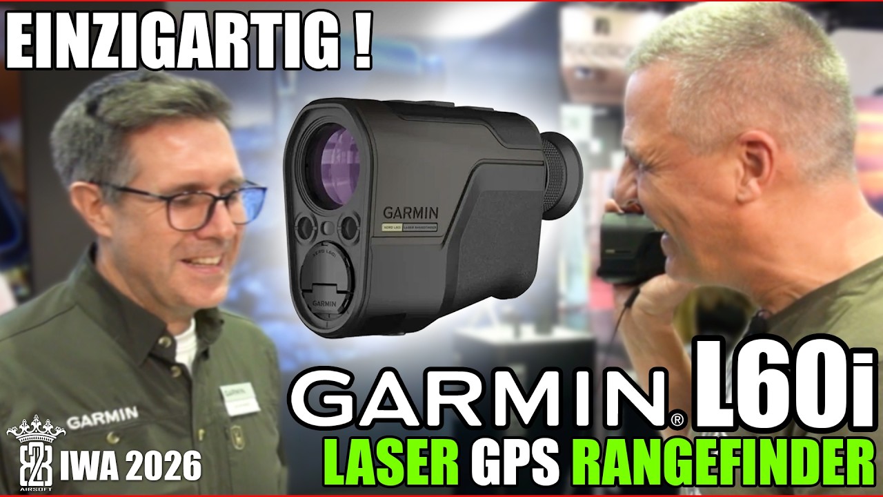 @Garmin  L60i Laser Rangefinder mit GPS & Ballistikrechner - IWA 2026