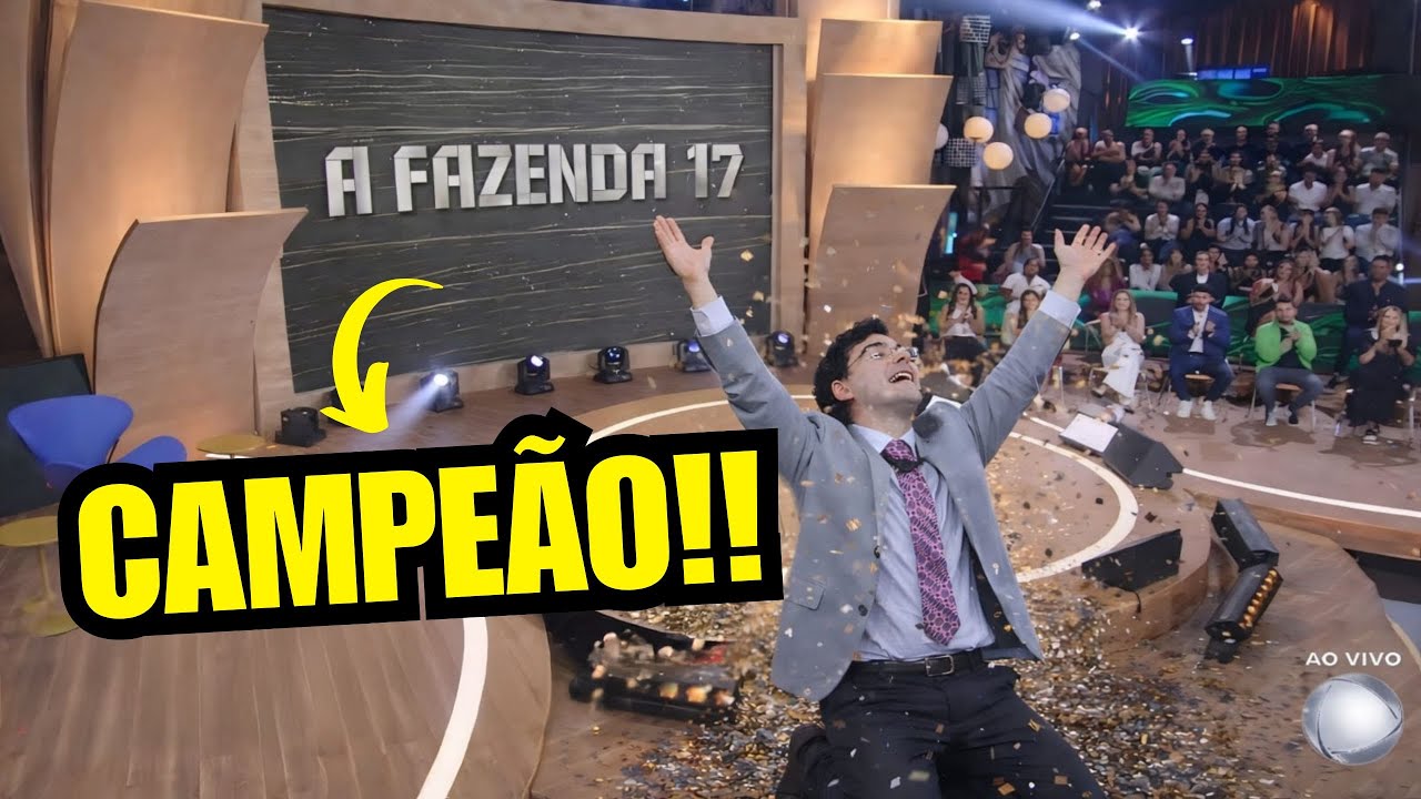 CAMPEÃO Veja quem foi o vencedor de a fazenda noite da Final Campeão I A Fazenda 17