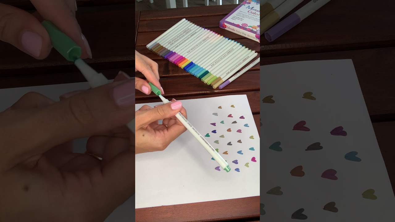 Produkttest: Metallic-Marker von Amazon