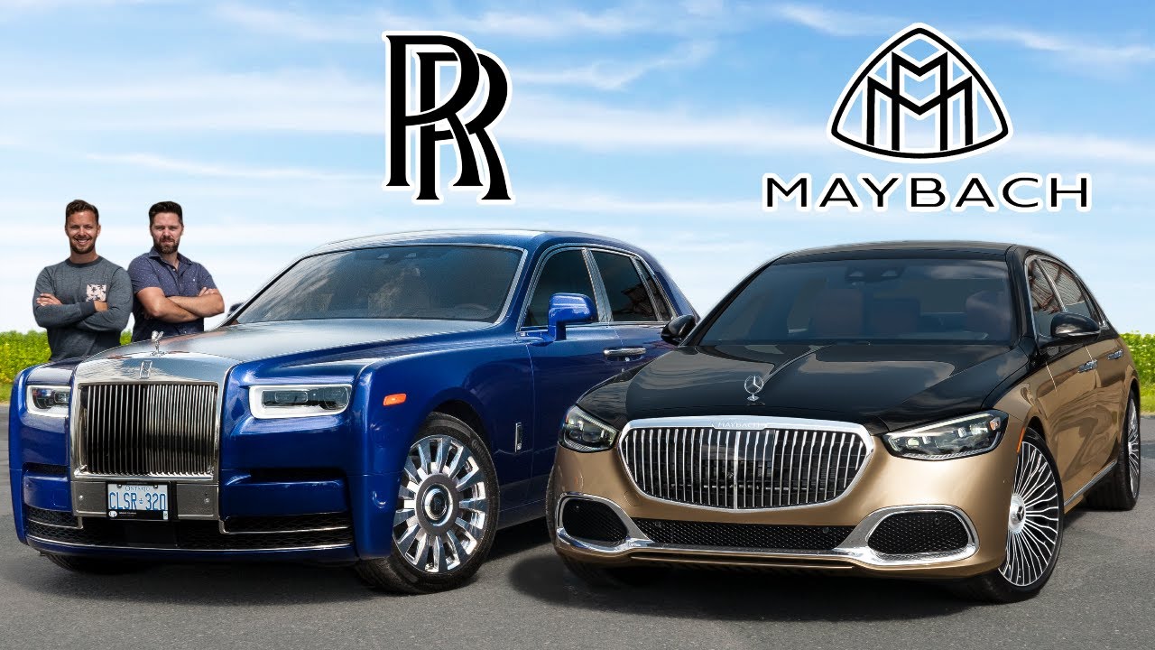 Rolls-Royce Phantom против Maybach S-Class // Король встречает принца
