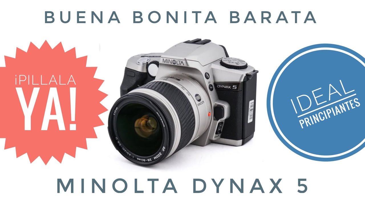 La MEJOR gama de ENTRADA a la fotografía ANALÓGICA! Minolta Dynax 5