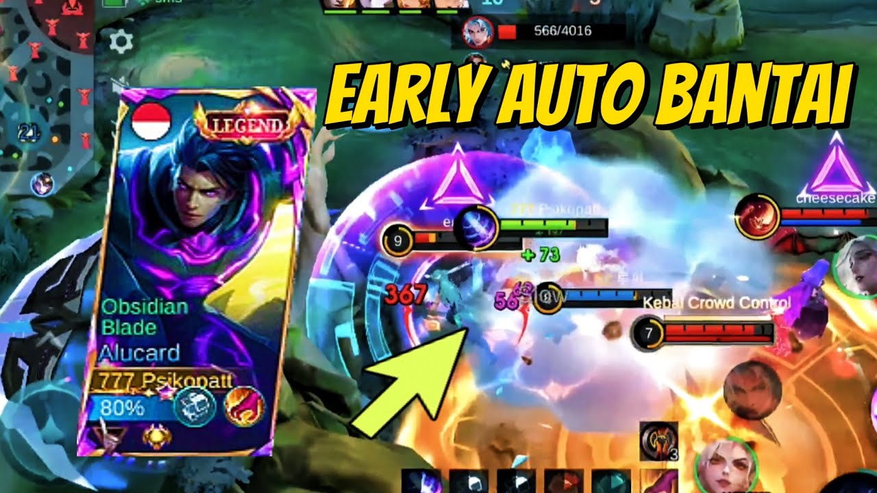 BELUM 5 MENIT, ALUCARD UDAH MULAI NEROR 😱 EARLY GAME LANGSUNG NGE-BANTAI!”/MLBB