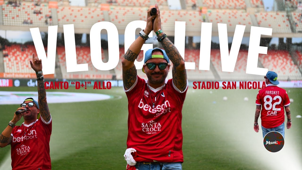 Ho cantato D+! allo Stadio San Nicola di Bari 🔥 