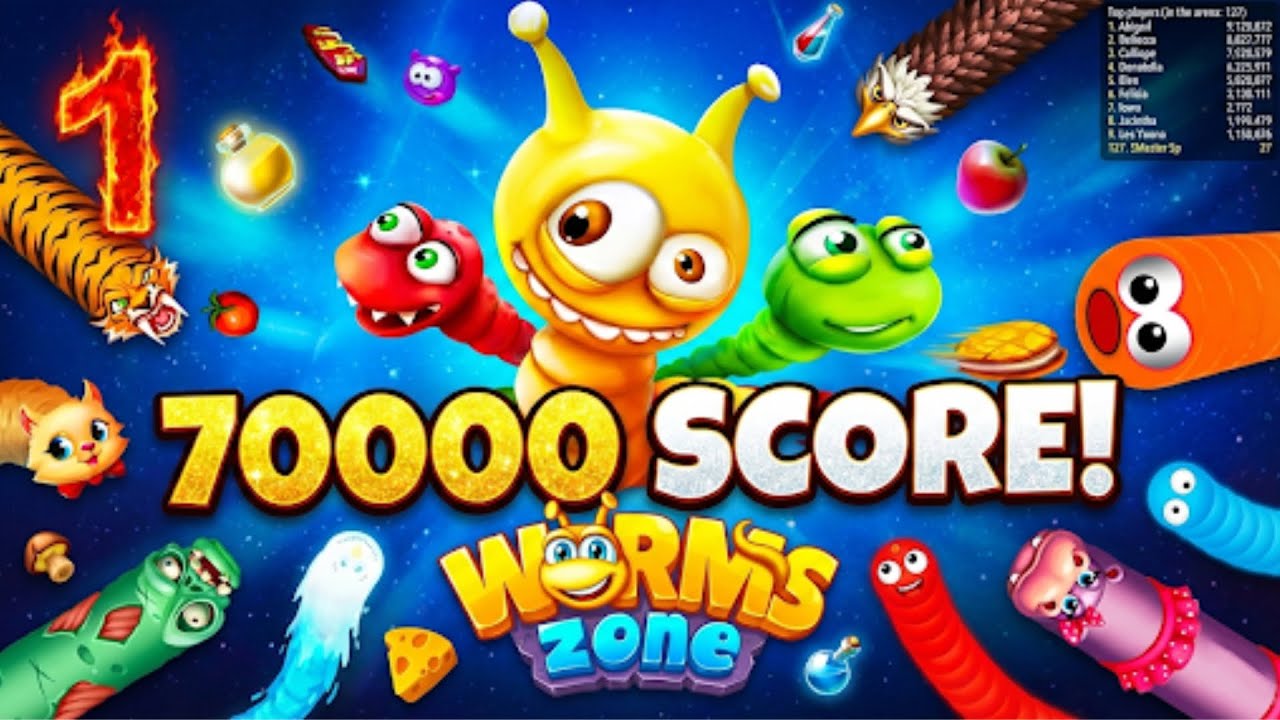 🐍 BECOMING THE BIGGEST WORM! 🍎 | Worms Zone .io World Record Gameplay? 🏆#WormsZone #SnakeGame 