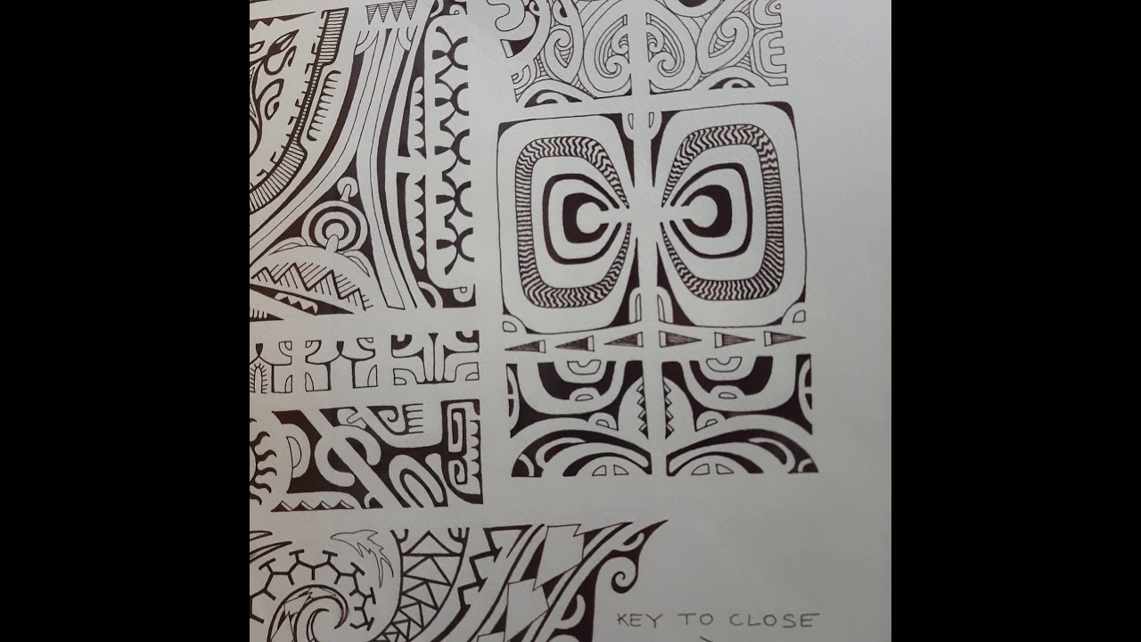 Polynesia tatau, Marquesas tattoo design by MARKINGEGNO
