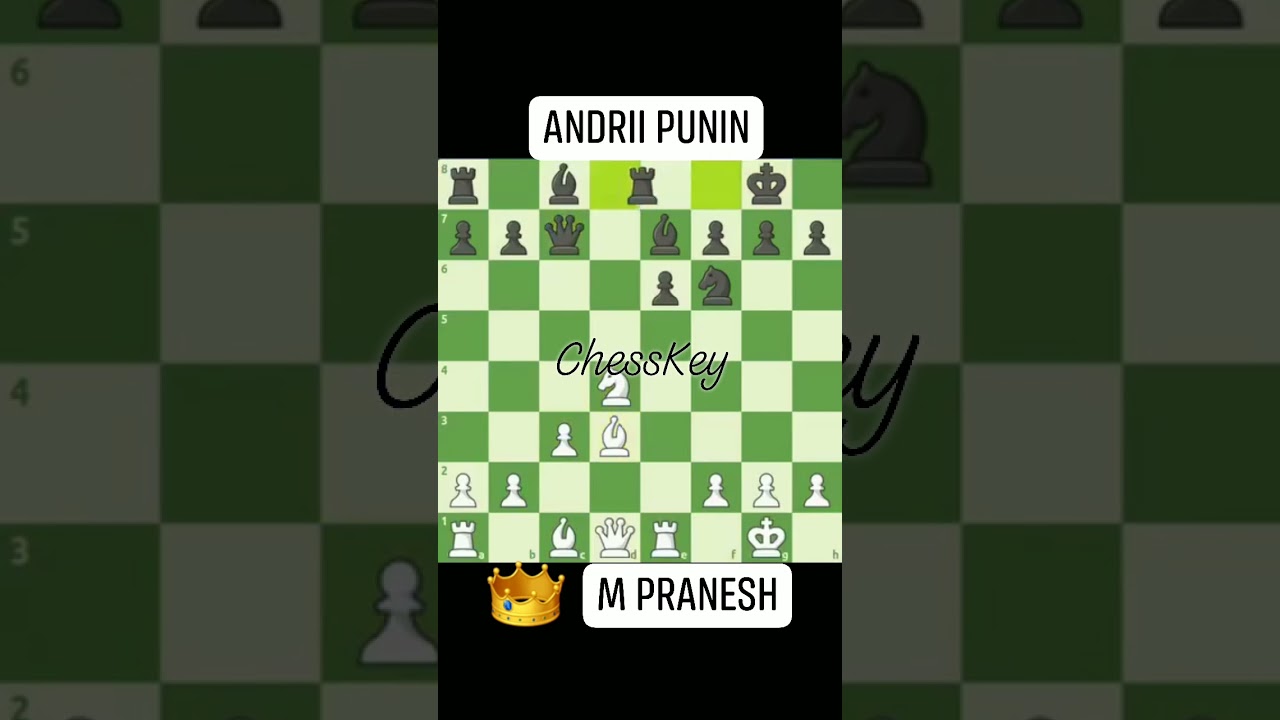 M Pranesh beats Andrii Punin 