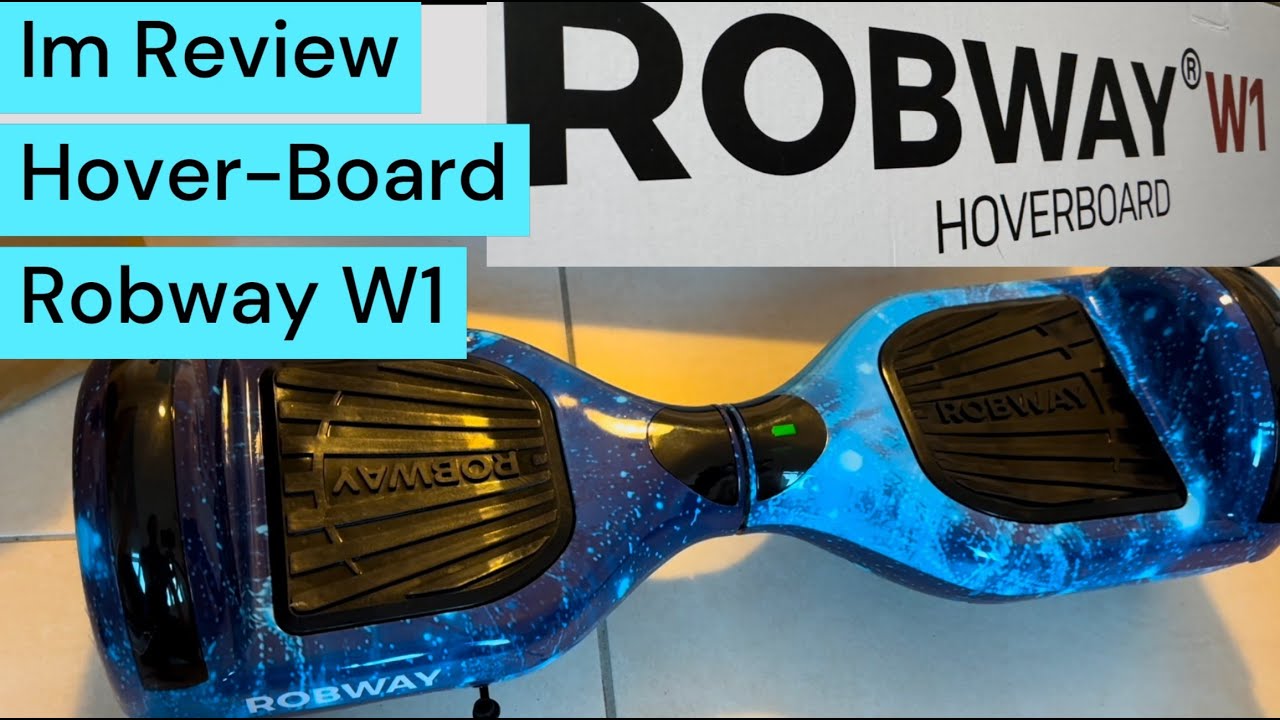 Hoverboard Robway W1 im Review - Unboxing und losgefahren