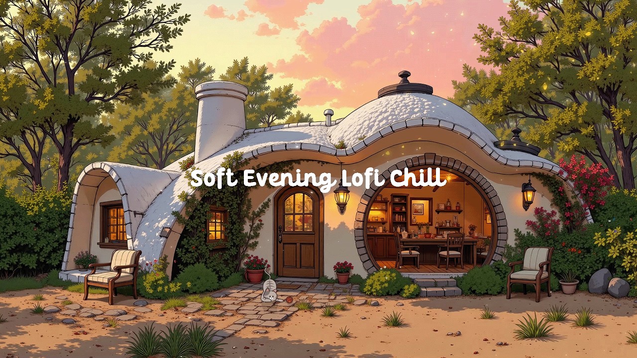 Serene Evening 🌄 Groovy Positive Mind for relaxing | Soft Lofi Hop for ( work, cafe, reading )