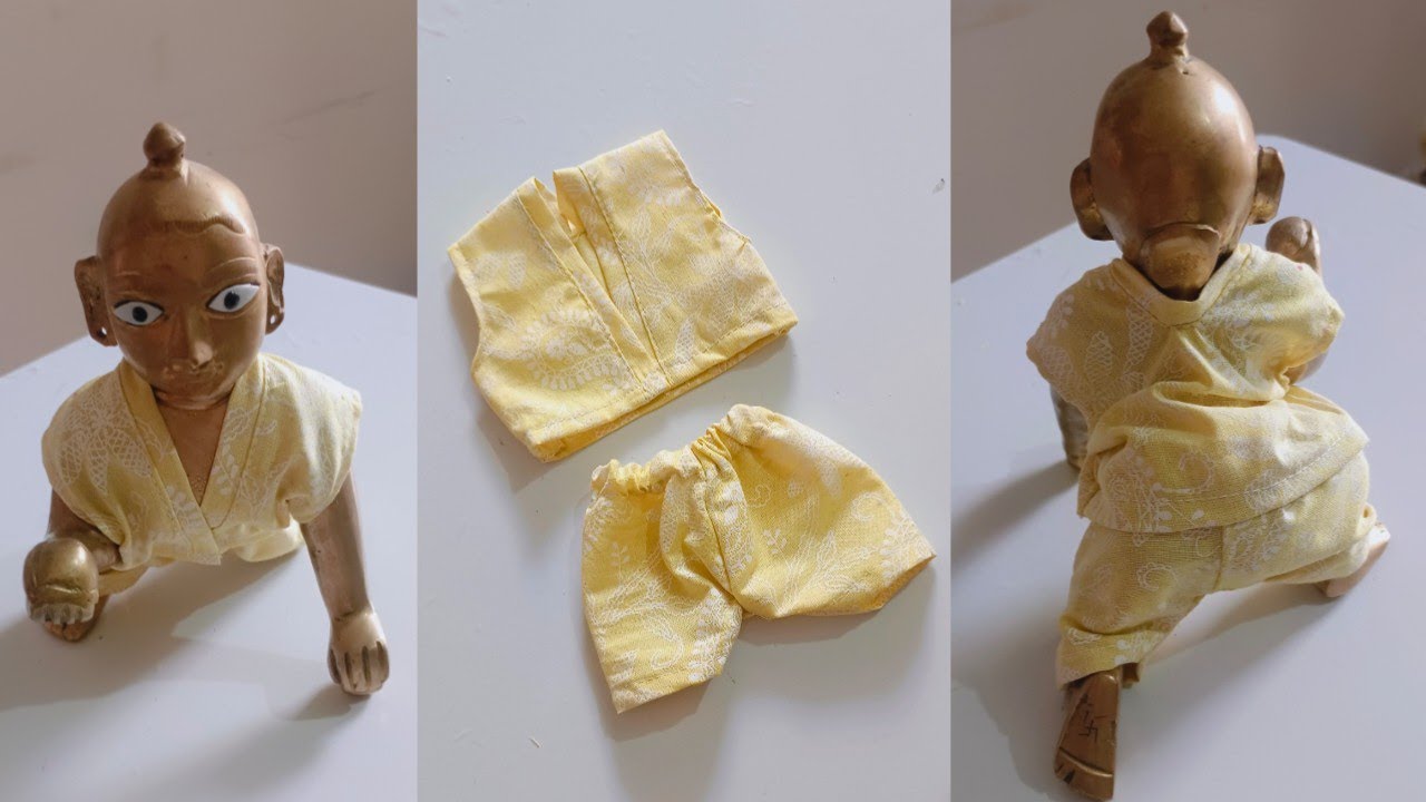 (8,9 No) Night Dress For Laddu Gopal Ji/Cotton Dress For Laddu Gopal Ji/Kanhaji Ki Dress/Poshak 