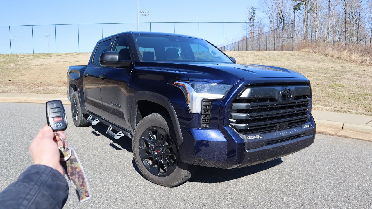 2022 Toyota Tundra SR5 CrewMax XP: Start Up, Walkaround, Test Drive and Review