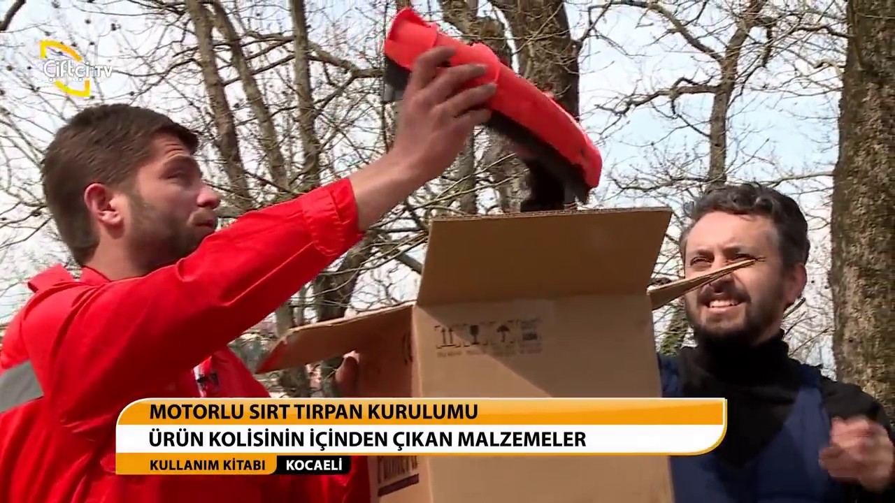 KULLANIM KİTABI - MOTORLU SIRT TIRPAN KURULUMU