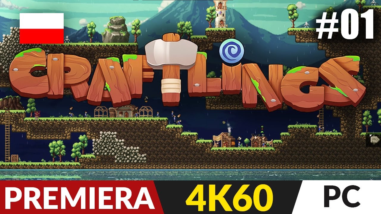 Craftlings PL 🫵 #1 🪓 Tak mogłyby wyglądać nowe Lemmings | Gameplay po polsku 4K