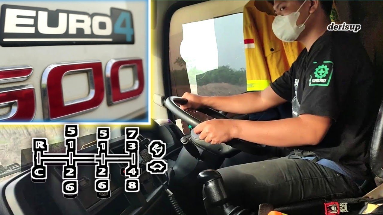 85, Hino500 euro4, play range change at the right time | POV Driving - derisup