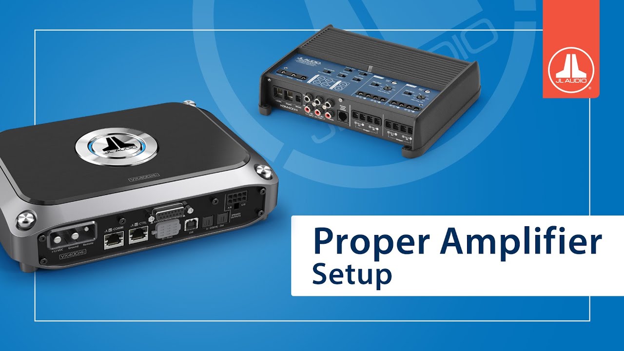 [Live] JL Audio Online Training About Proper Amplifier Setup
