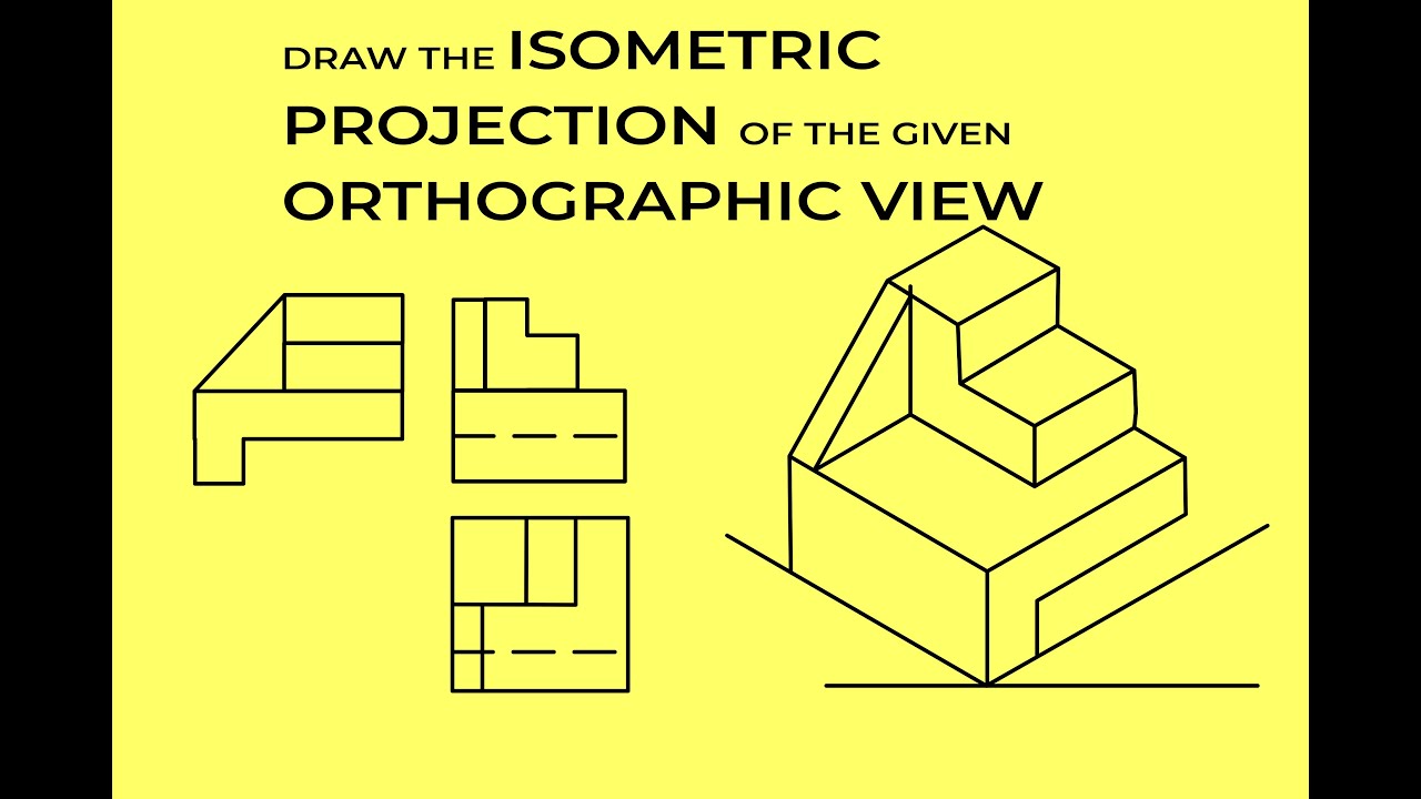 WAEC 2024 TECHNICAL DRAWING PAPER 3 ISOMETRIC PROJECTION QUESTION AND ANSWER