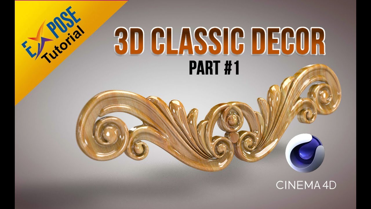 Cinema 4D Tutorial - Classic Ornament | Part 1