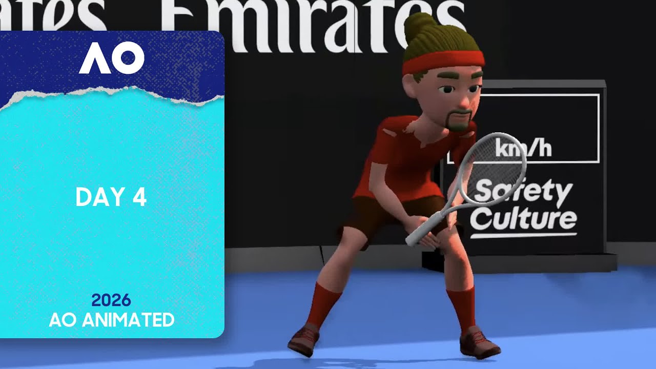 LIVE | AO Animated Day 4 | Australian Open 2026