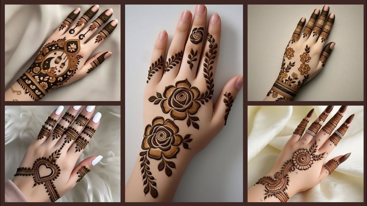 Wow😱😱😱😱 Most beautiful simple style mehendi designs for party wear unique style Henna designs 