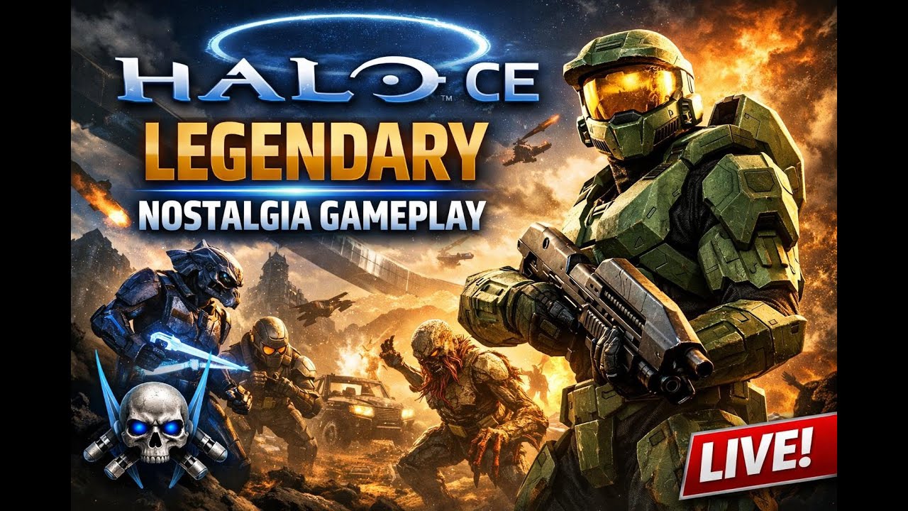 🔴 Halo: Combat Evolved LIVE – The Legendary Beginning