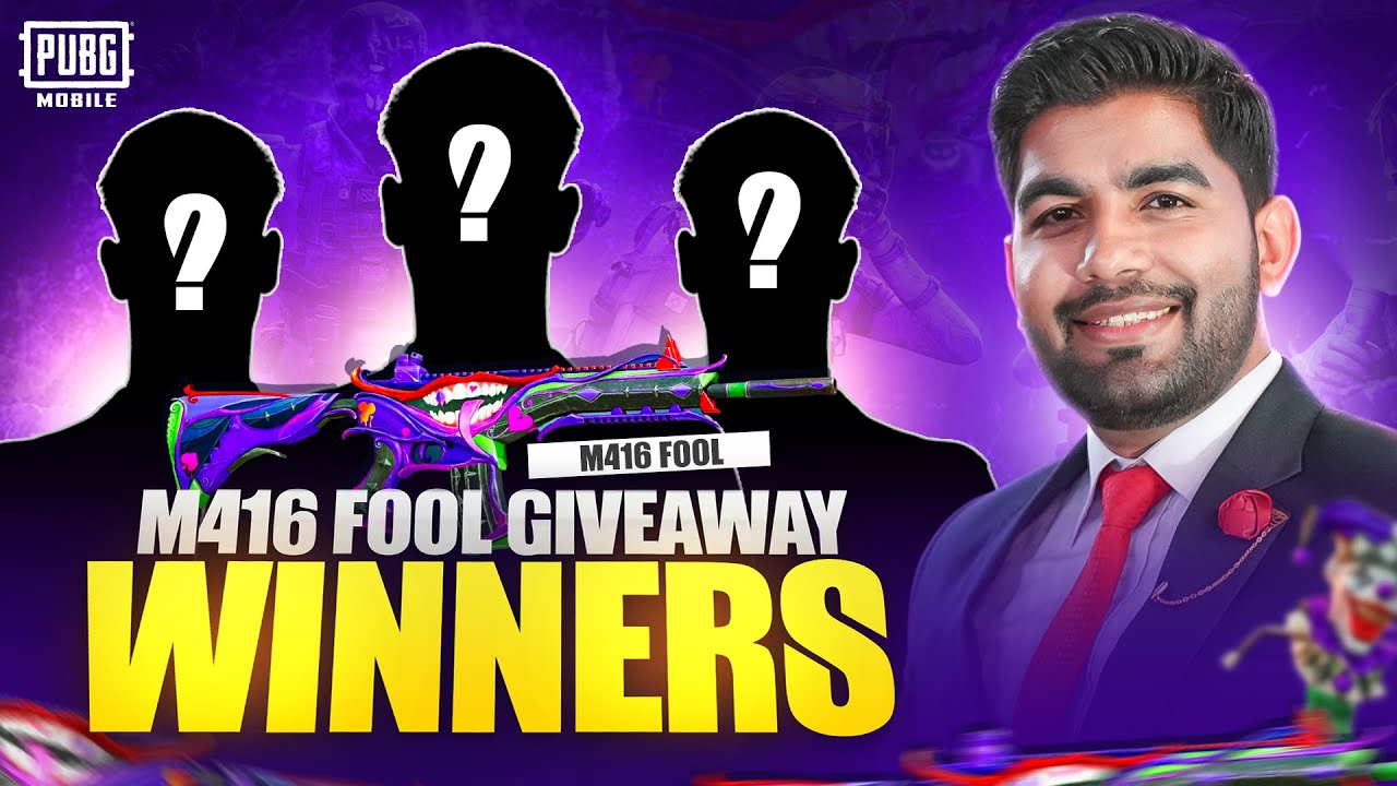 Победители M416 Fool из Anniversary Crate | 🔥 PUBG MOBILE 🔥