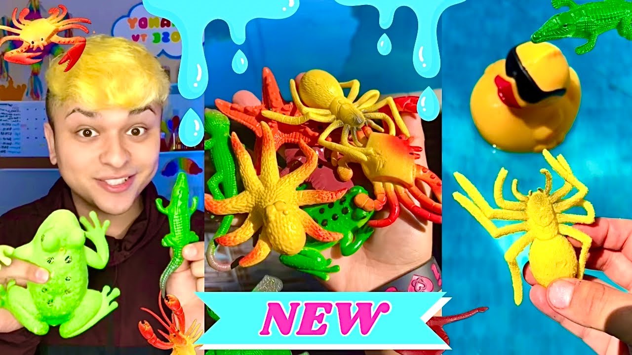 Water Growing Toys in Magic Fish Tank! (GROWS 6x in Size)  | COMPILATION