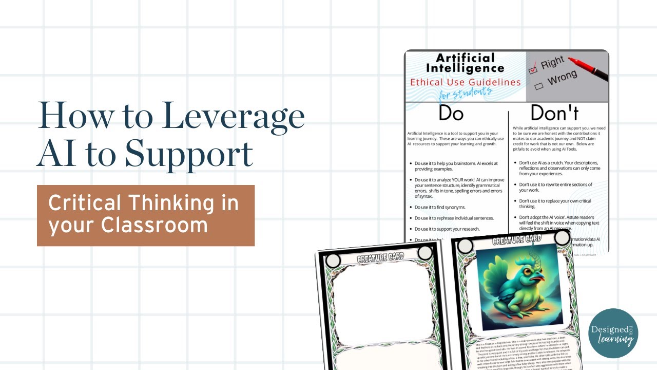 How to Leverage AI to Support Critical Thinking in Your Classroom