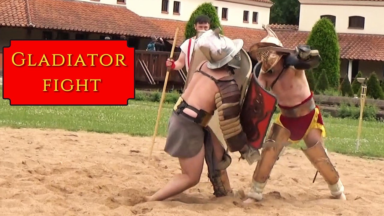 Gladiator Fight: Murmillo vs. Thraex – Unedited, As It Happened!