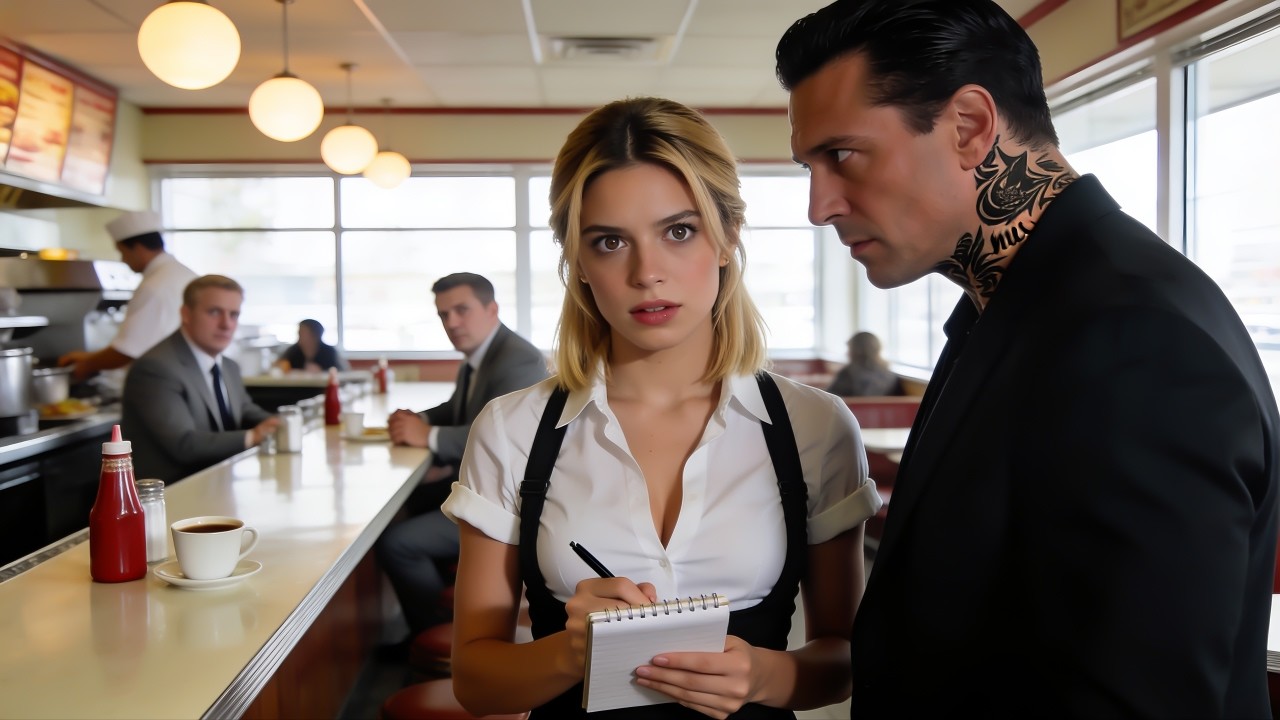 “You’re in Danger—Call Me Dad,” Mafia Boss Whispered to the Waitress… Then Chaos Hit
