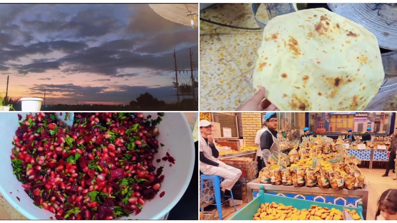 كل وحدة خبزت خبزة  منو خبزتها احلى 😂سلطه الشمندر 😋رحنه الباب الأغا وجان ازدحام ورجعنه😁