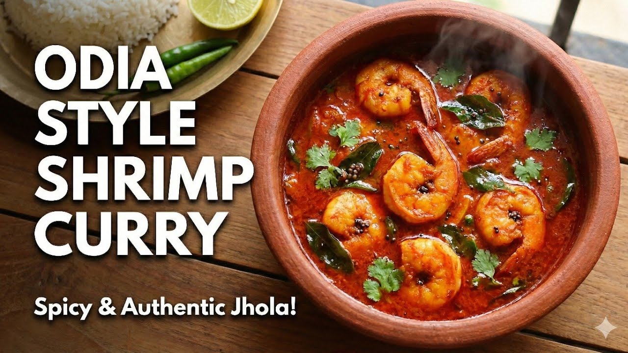 Dhaba Style Shrimp Masala | Spicy Prawn Curry Recipe