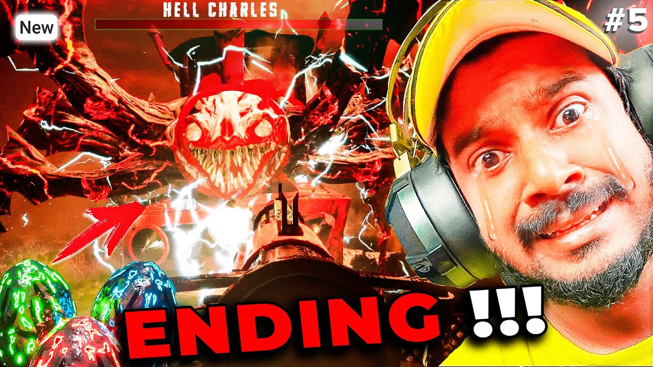 🚂 EPIC FINAL BOSS FIGHT With HELL CHARLES.. 😱😨 | CHOO CHOO CHARLES (Ending) | WhoIsAarow