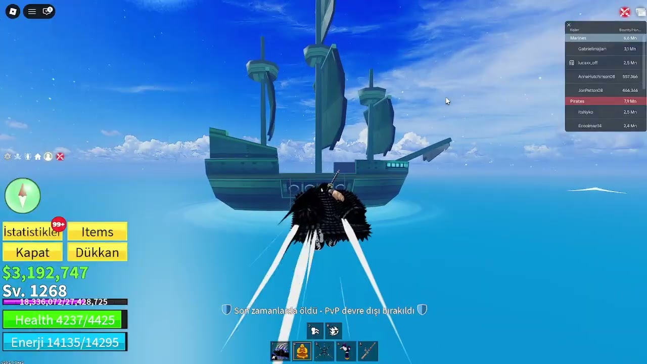 blox fruit takas yaparak mitik aldım