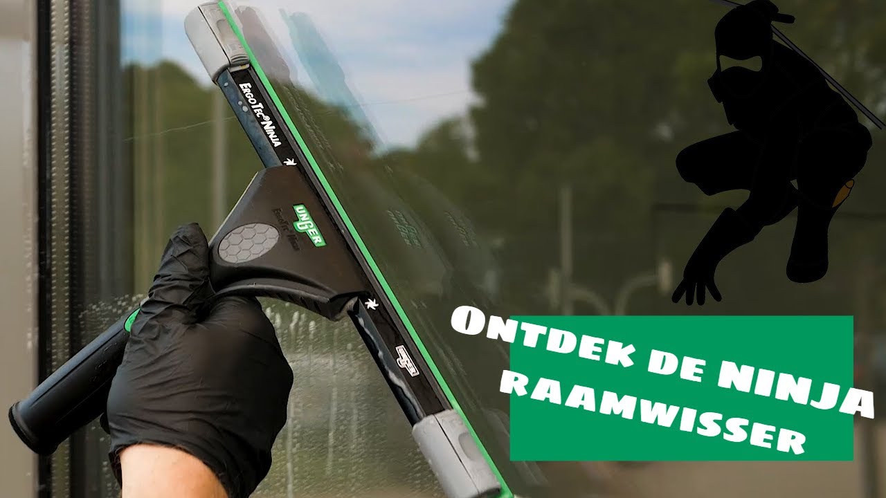 De ErgoTec Ninja raamwisser: de beste raamwisser voor glazenwassers