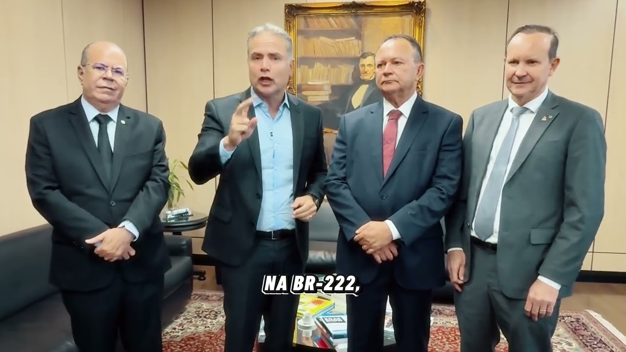 Reunião com o ministro dos Transportes para tratar sobre as BRs que cortam o Maranhão