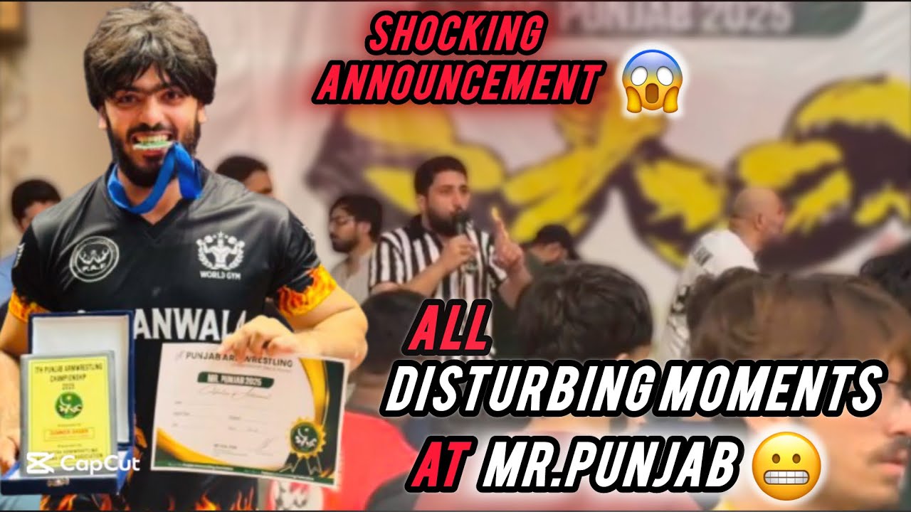 Totally Unexpected Mr. Punjab Moments 🫨 #armwrestling#competition#win#moments #unexpected#pakistan 
