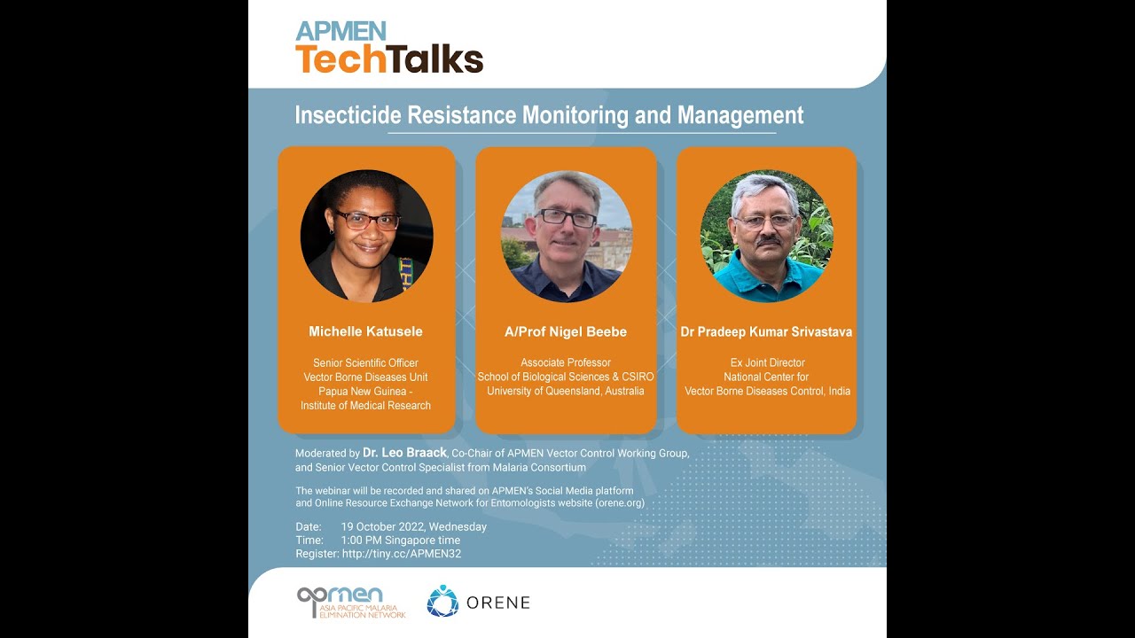 Insecticide Resistance Monitoring and Management | APMEN TechTalks