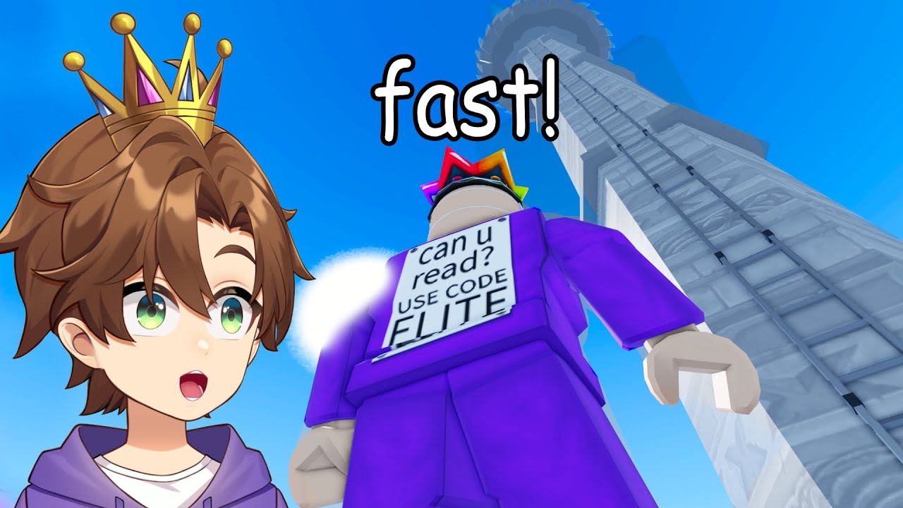 +1 Speed Maze BUT I climb FAST on Roblox