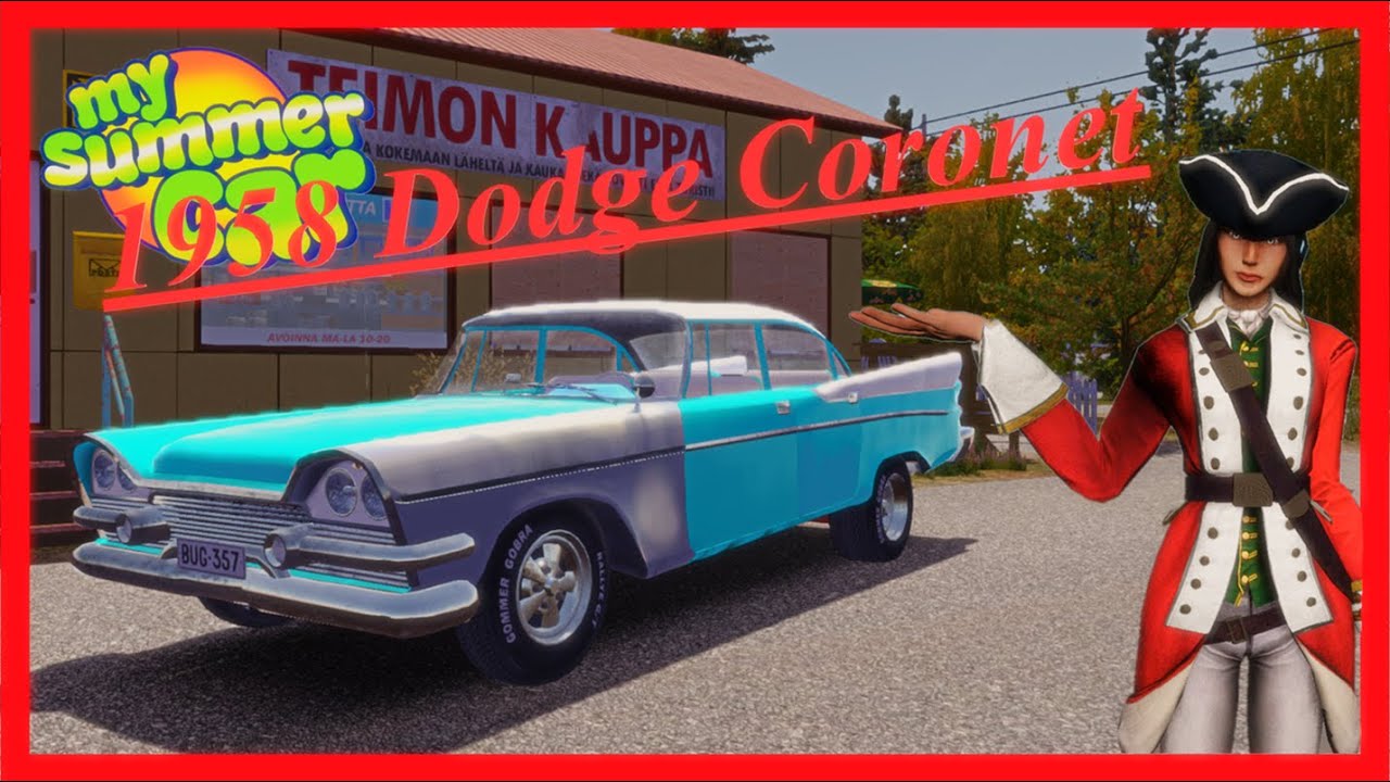 Punatakki - KOEAJOSSA 1958 Burnet Ferndale (58 Dodge Coronet) - My Summer Car Mod Testaus -  Suomi